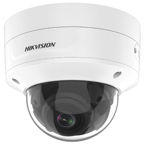 Cámara IP Domo Hikvision varifocal motorizada AcuSense de 4 MP (2.8-12mm)