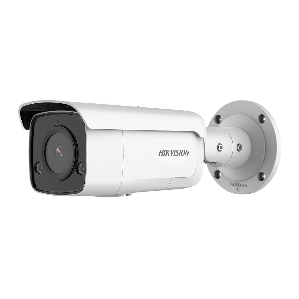 Cámara disuasoria bullet IP 4K 2.8mm IR60 IP67 Luz estroboscópica Alarma E/S Audio-Alarma Micro Altavoz AcuSense Hikvision