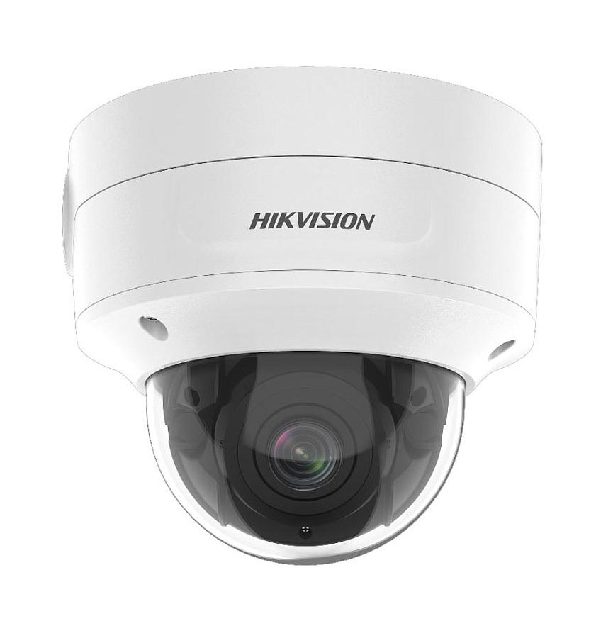 Caméra Dôme IP Hikvision 2MP Objectif Varifocal 2.8-12 mm IR40m E/S Audio-Alarme Acusense DarkFighter