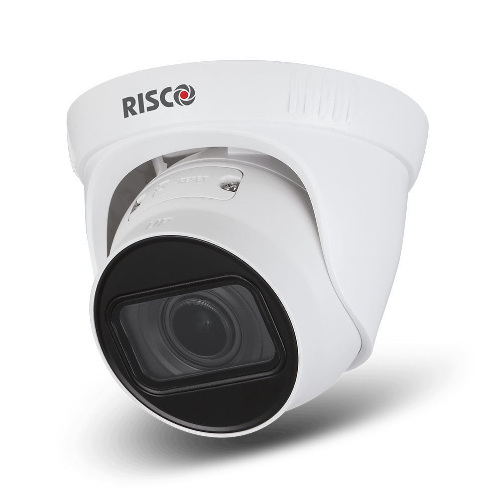 Caméra Eyeball IP 4MP Risco EL Extérieur IR50m 2.8-12mm/F1.7 PoE IP67 MicroSD VUpoint