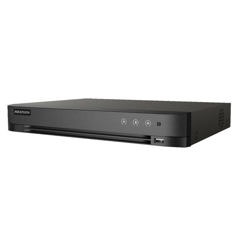 Enregistreur DVR 4 Voies 8MP AcuSense Hikvision 5en1 1U H.265 1HDD E/S Audio 