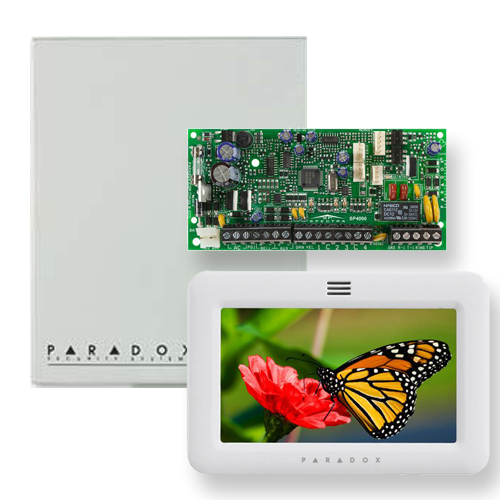 Kit Paradox Spectra Plus from 4 to 32 zones. SP4000 Control Panel + TM50 Keypad