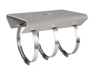 Mounting support on White Post Diameter Up to 14cm Hikvision