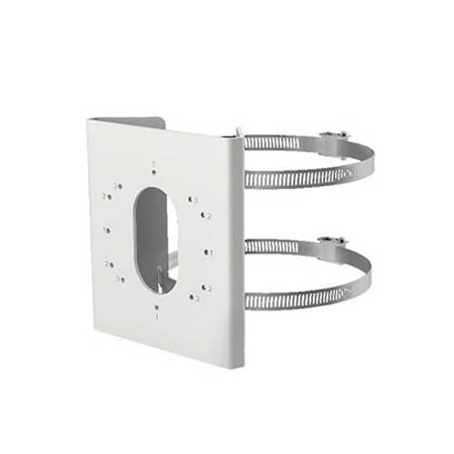 [DS-1275ZJ-S-SUS] Mini Pole Bracket for Hikvision Cameras. Stainless Steel