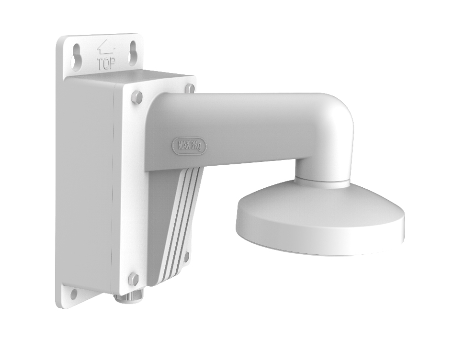 Soporte de pared para domos con caja de conexiones Aluminio
