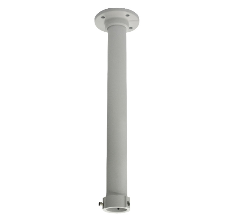 Support Hikvision pour montage suspendu au plafond pour caméras dôme en aluminium Hauteur 500 mm 