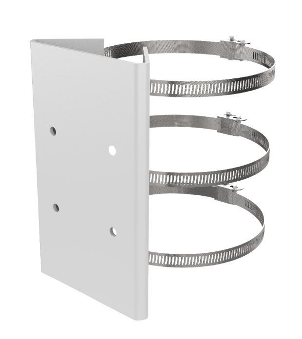 Horizontal Pole Mount Bracket for Dome and PanoVu Hikvision Cameras