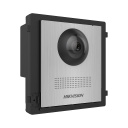 Module extérieur avec caméra pour système Portier Vidéo IP modulaire en saillie / encastré Hikvision. Acier inoxydable