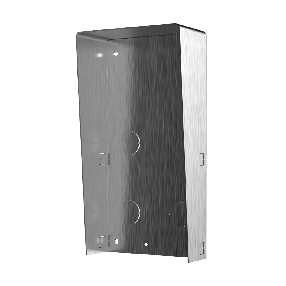Protective Shield for Hikvision 3-module Video Intercom Surface mounting. Stainless steel