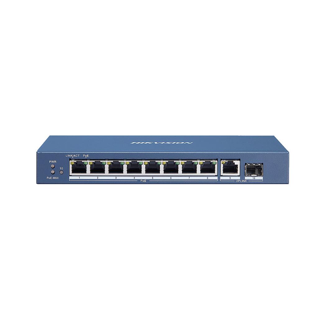 Commutateur POE Gigabit à 8 ports Couche 2 Hikvision 
