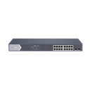 Switch 16 PoE + ports 10/100/1000 Mbps 2 ports SFP Uplink Hik ProConnect Hikvision gestion intelligente