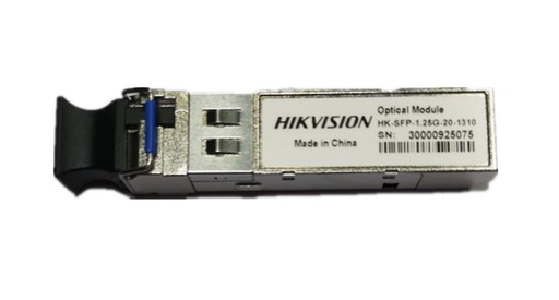 [HK-1.25G-20-1310] Módulo SFP 1.25G 3.3V MSA 20Km Conector LC bidireccional.  Monomodo Longitud onda Tx1310nm/Rx1550nm Hikvision 