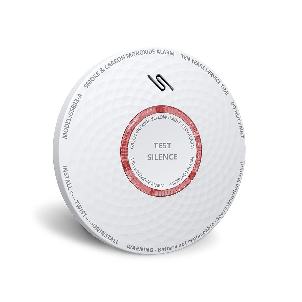 Smoke and CO alarm 10 years PID, CR17450, lithium battery