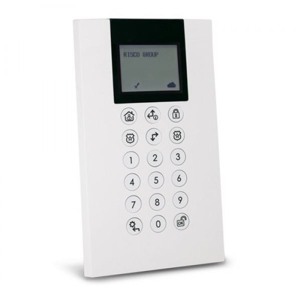 Teclado Panda vía radio bidireccional de Grado 2 con Lector de Proximidad 13,56MHz Mifare para WiComm Risco