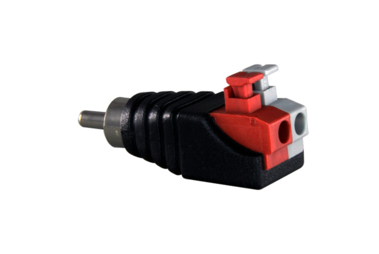 Conector RCA macho de fácil conexionado