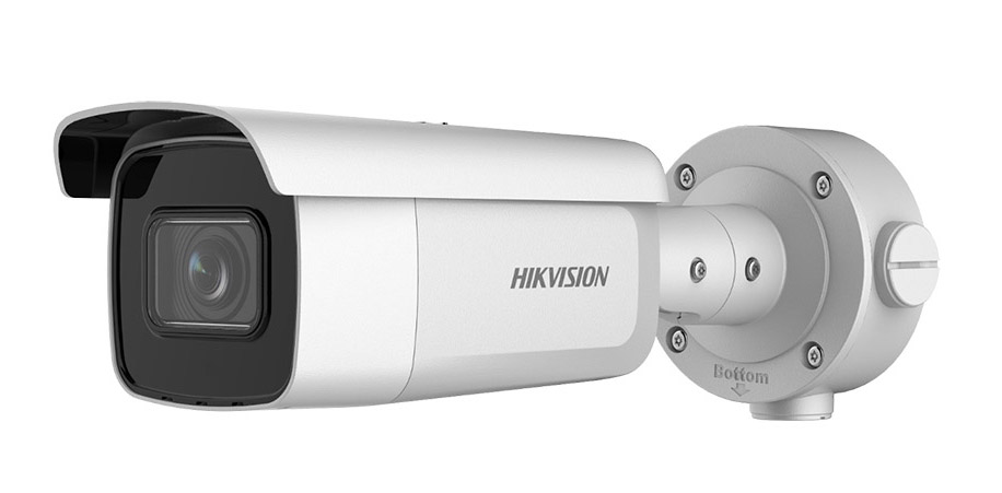 Caméra Bullet IP AcuSense DarkFighter Hikvision 7-35 mm motorisée varifocale 8MP E/S Audio Alarm