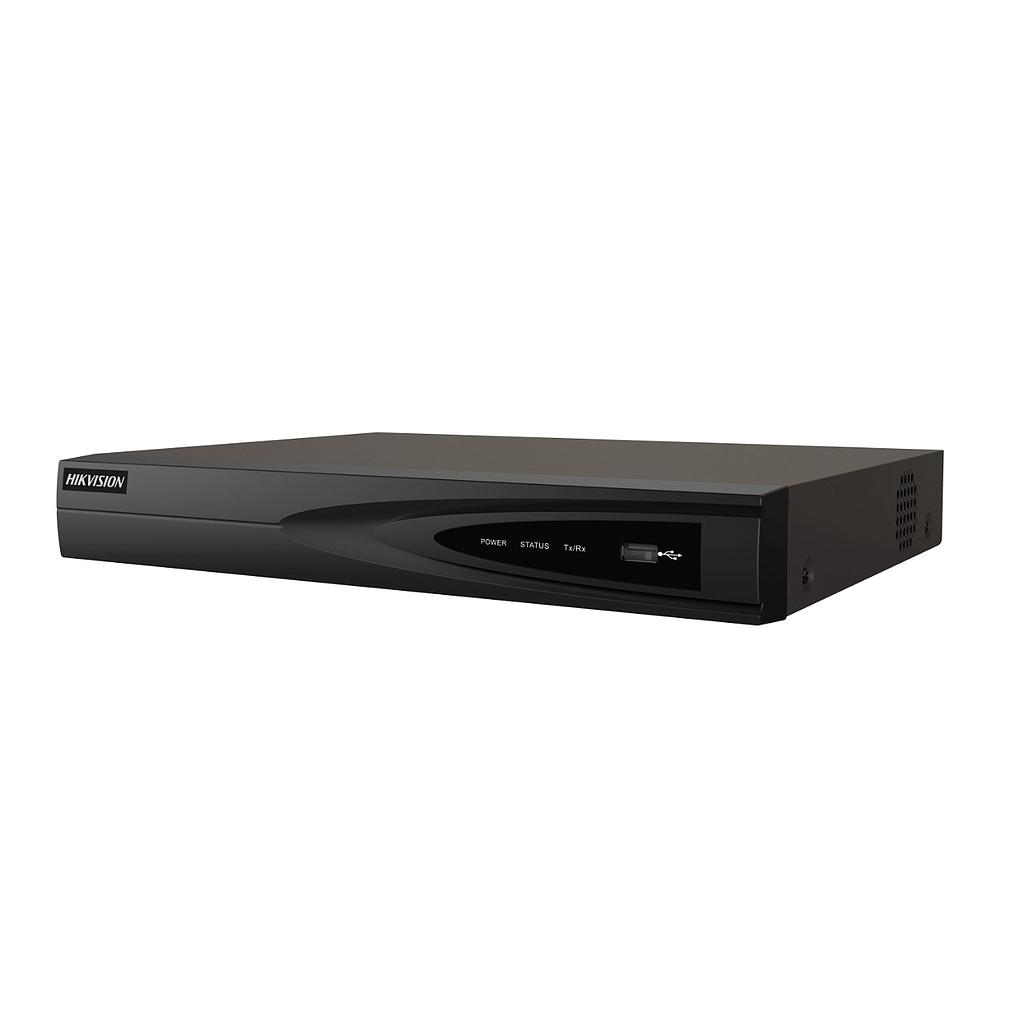 Grabador NVR IP 8CH 8MP 80Mps 1HDD VCA E/S Audio Hikvision