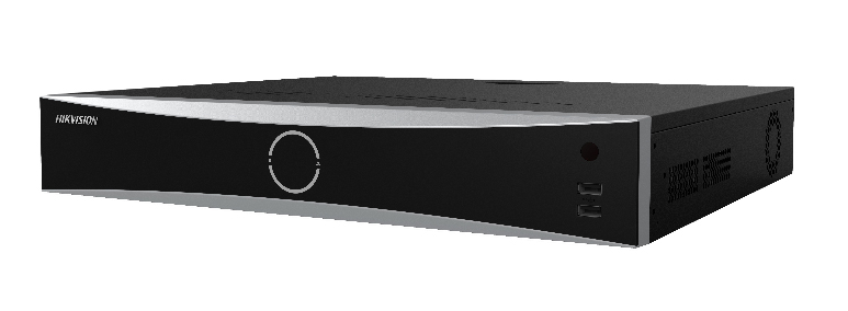 IP NVR Recorder 32CH 4K 12MP 1U 256Mbps 4HDD HDMI/VGA AcuSense Smart Analytics Perimeter Facial Recognition Hikvision