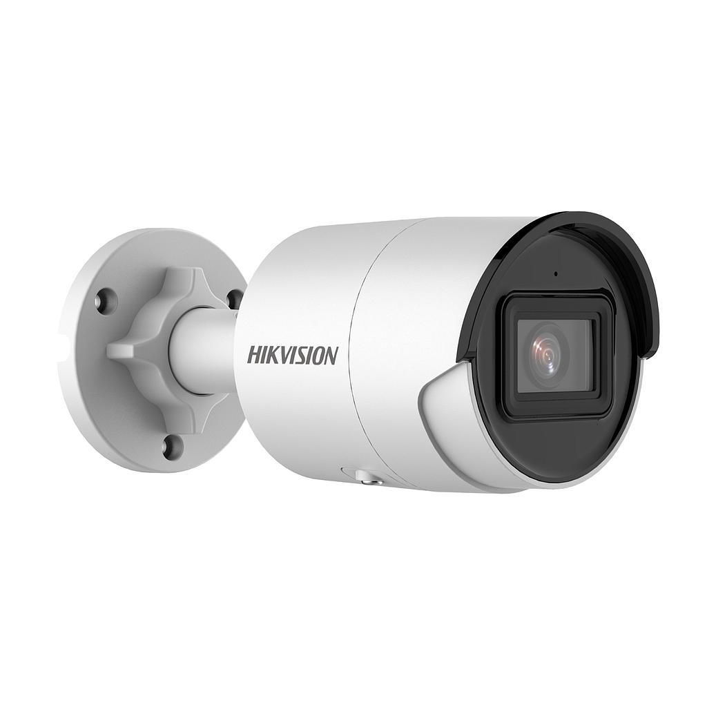  Cámara Mini Bullet IP 4MP 2.8mm AcuSense DarkFighter WDR120 IP67 MIC Hikvision