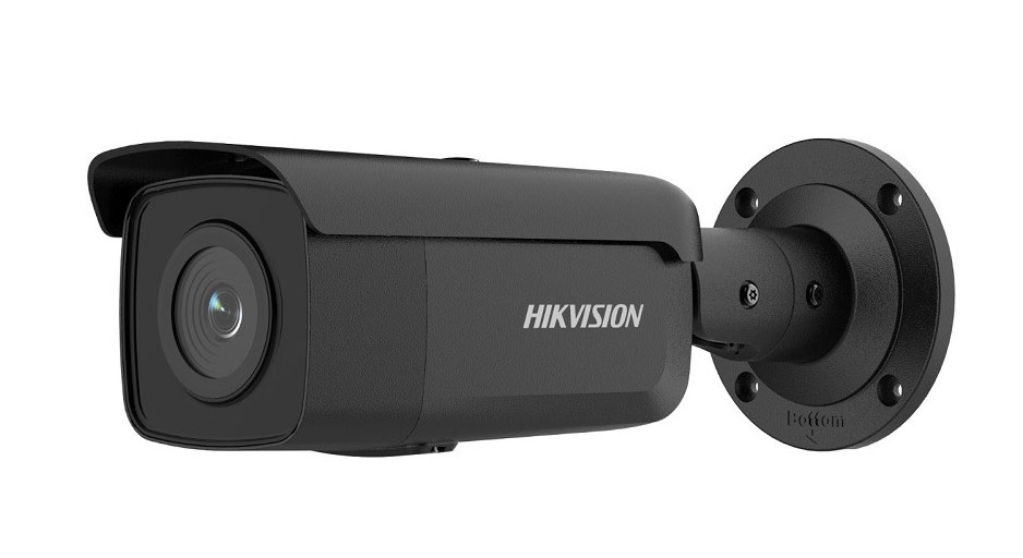 Cámara Bullet IP 4MP 4mm Acusense IP67 WDR120 Black IR80 Hikvision