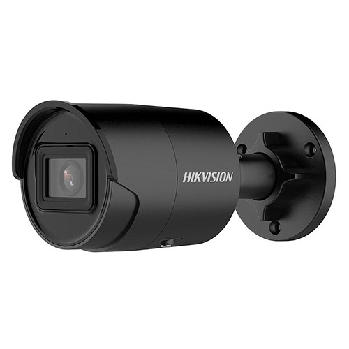 Bullet IP Camera 6MP 2.8mm AcuSense WDR120 MIC IP67 IR40 Black Hikvision
