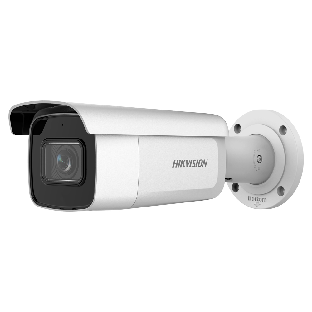 Bullet IP camera 6MP motorized varifocal 2.8-12 mm IR60 I/O Audio Alarm IK10 AcuSense Hikvision