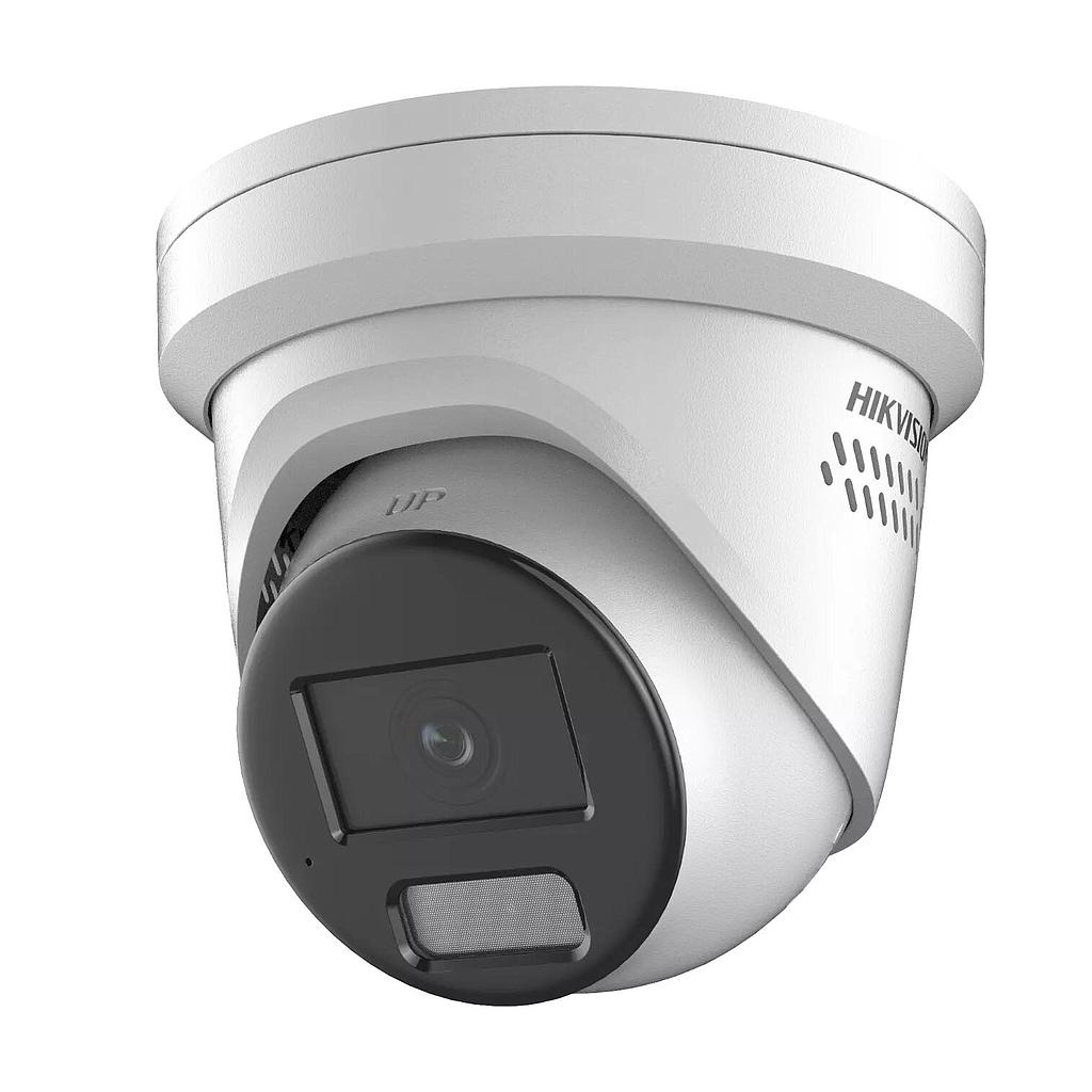 Cámara IP Domo 4MP 2.8mm con luz estroboscópica y advertencia sonora ColorVu IP67 E/S Audio Alarma IR30 WDR130 Hikvision