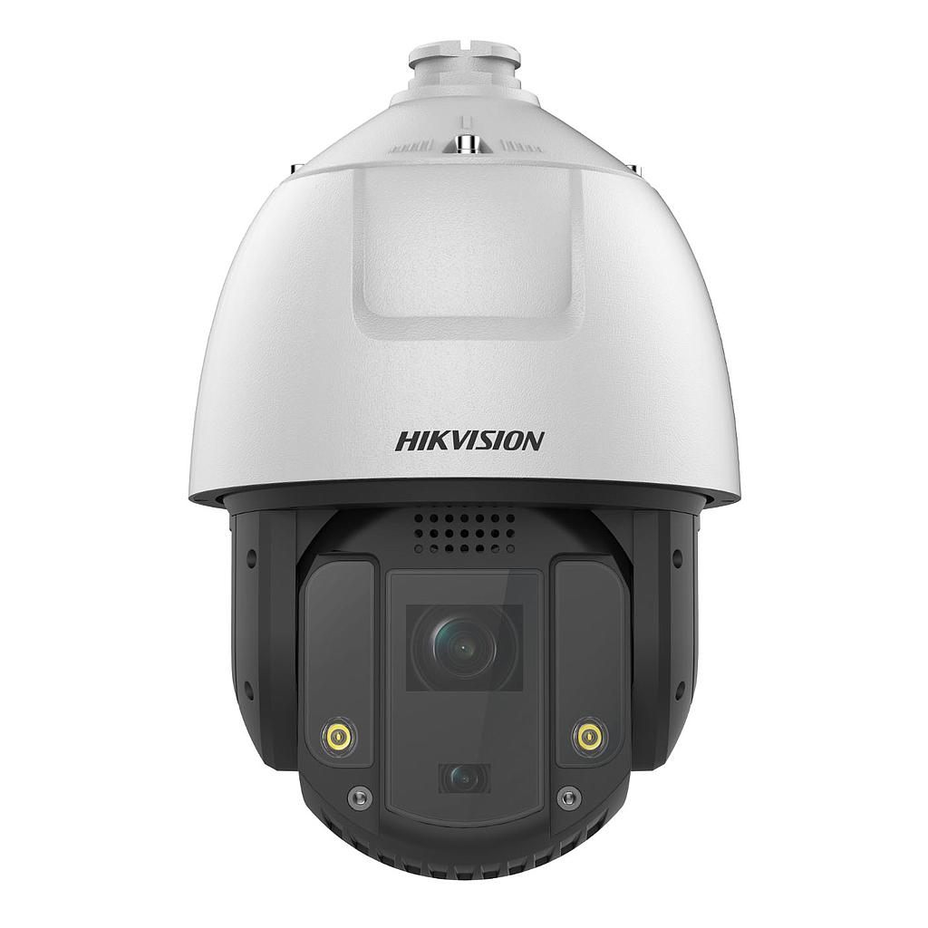 IP PTZ Dome Camera 7" 2MP 25X Dual Lens Fixed and Varifocal IR200 IK10 DarkFighter Acusense Hikvision