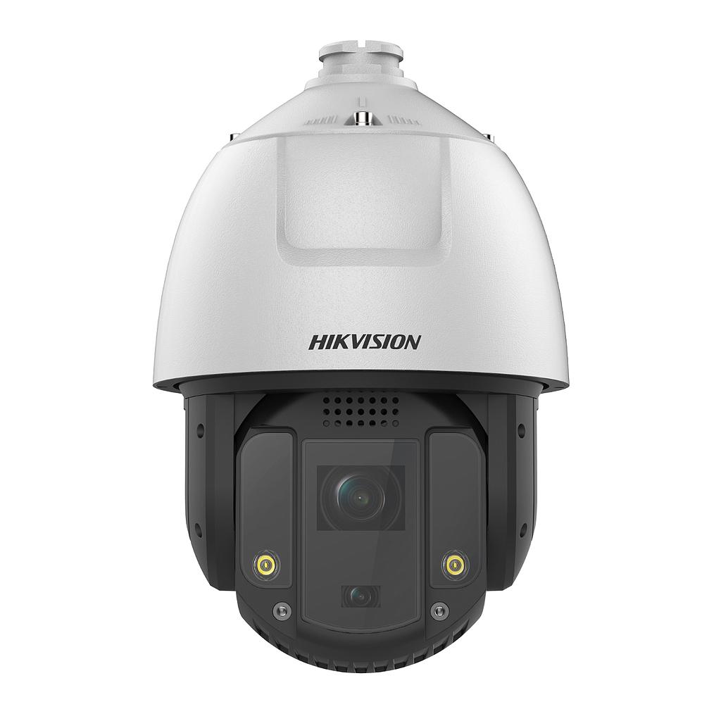 Cámara Domo PTZ 7" 4MP 25X Doble Sensor Fijo y Varifocal DarkFighter Acusense IR200 Hikvision