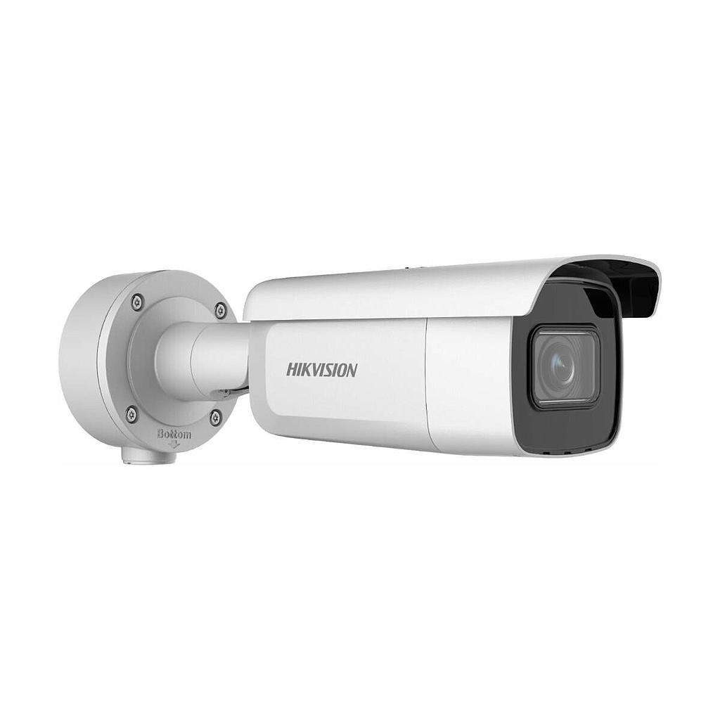 Cámara IP Bullet 4MP varifocal motorizada 2.8-12mm WDR140 E/S Audio Alarma IP67 IK10 DarkFighter Hikvision