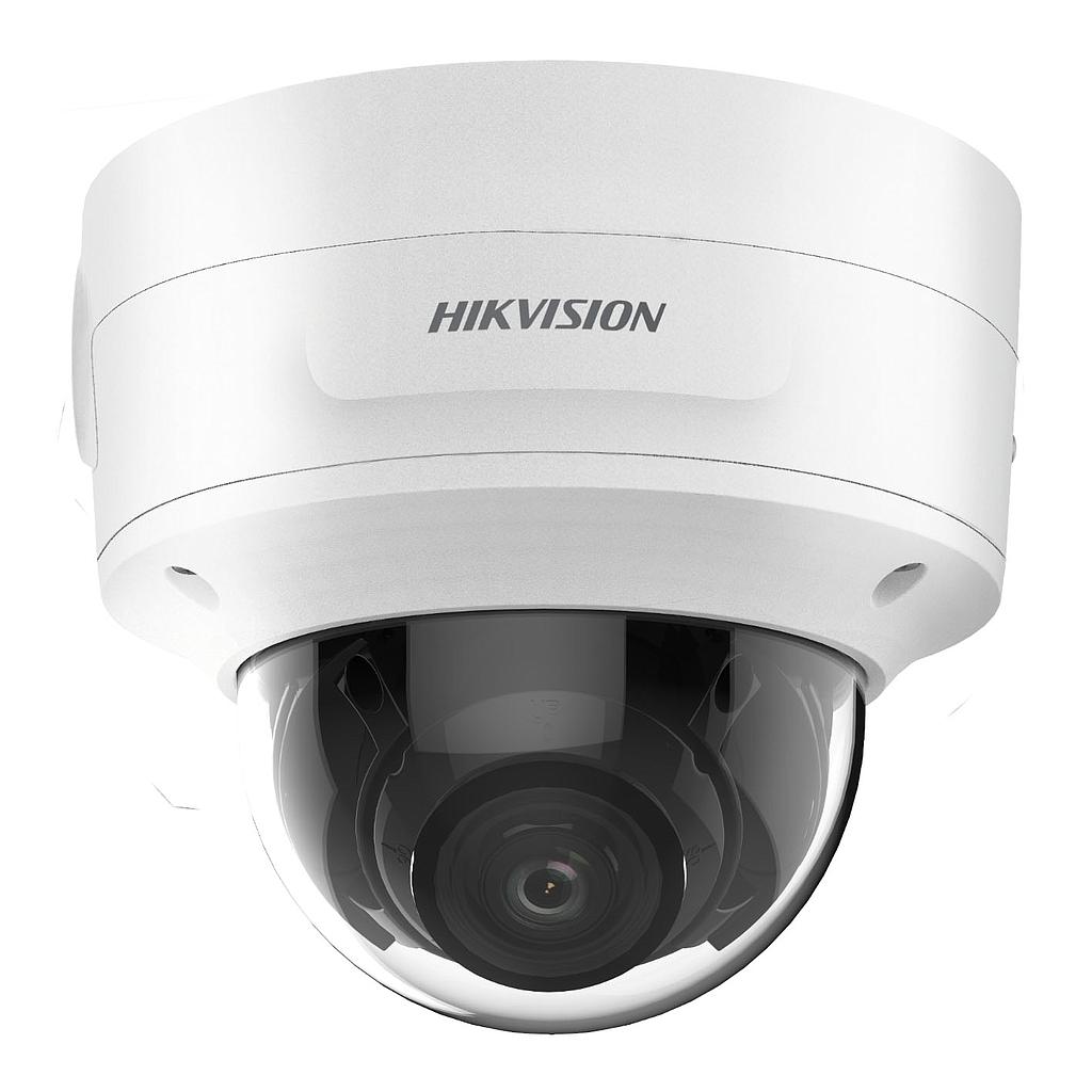 Cámara Domo IP 2MP varifocal 2.7-13.5mm IP67 IK10 E/S Audio-Alarma WDR120 IR40 AcuSense DarkFighter Hikvision