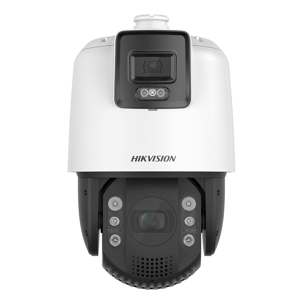 IP PTZ Dome Camera 7" 2MP 32X Double Lens Fixed and Varifocal IR200 IK10 DarkFighter Acusense Hikvision