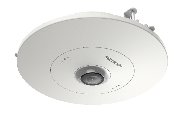 360º Panoramic Fisheye Camera 1.27mm 6MP MIC. I/O Audio-Alarm Recessed Ceiling Hikvision