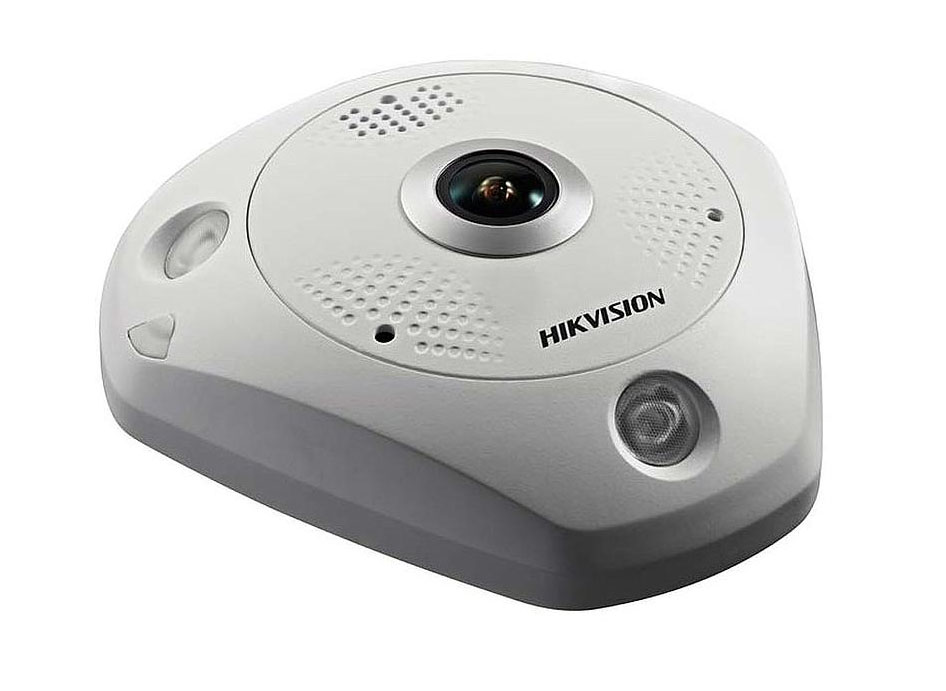 Fisheye 360° Panoramic Camera 1.27mm IP 6MP IR15 MIC Speaker I/O Audio Alarm Hikvision