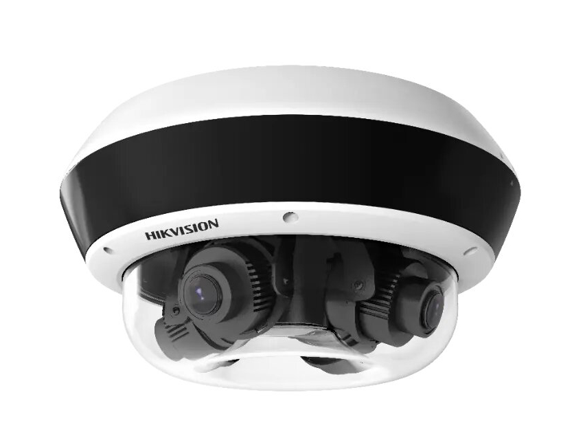 360º Panoramic IP Camera 2.8-12mm 4 directions Multisensor IP67 IK10 IR30 Audio Alarm Face Detection HikvisionT