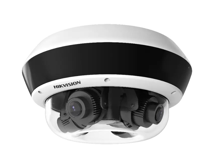 Cámara IP Panovu 360º 2MP Varifocal 2.8-12mm 4 direcciones Multisensor IP67 IK10 IR30 Audio Alarma Face Detection Hikvision