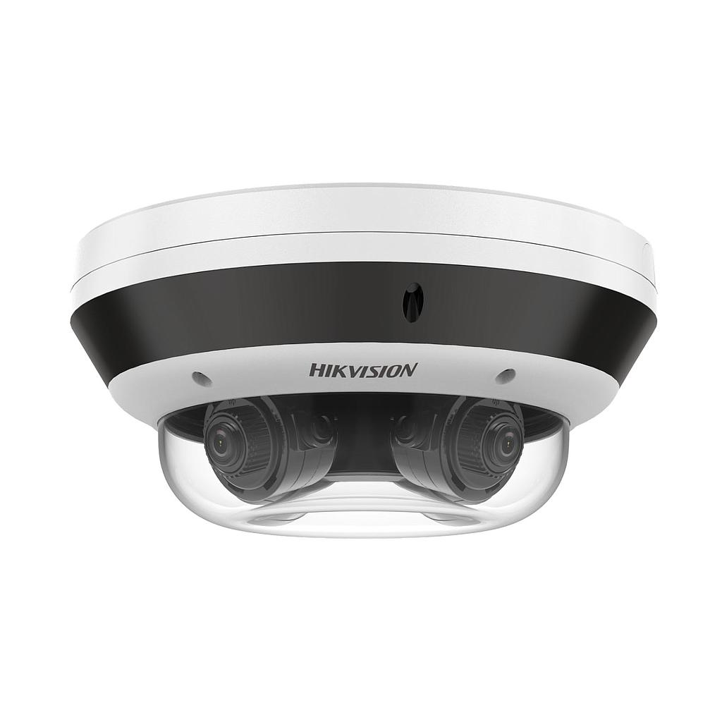 Cámara IP PanoVu varifocal Multisensor 5MP 4 direcciones WDR120 IP67 IK10 E/S Audio Alarma Funciones inteligentes Hikvision