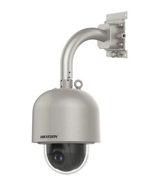 Cámara Domo 2MP 6" IP 5.9-135.7mm A Prueba Explosiones IP68 Zoom 23X Acero inoxidable WDR120 Funciones inteligentes Alarma Audio Hikvision