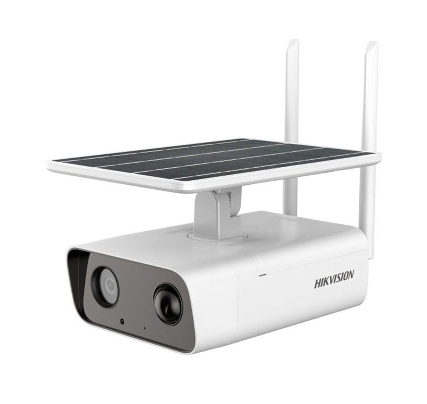 Cámara IP 4G 4MP 6mm Panel Solar Detector PIR 10m Altavoz Micro IP66 IR30 WDR120 Hikvision