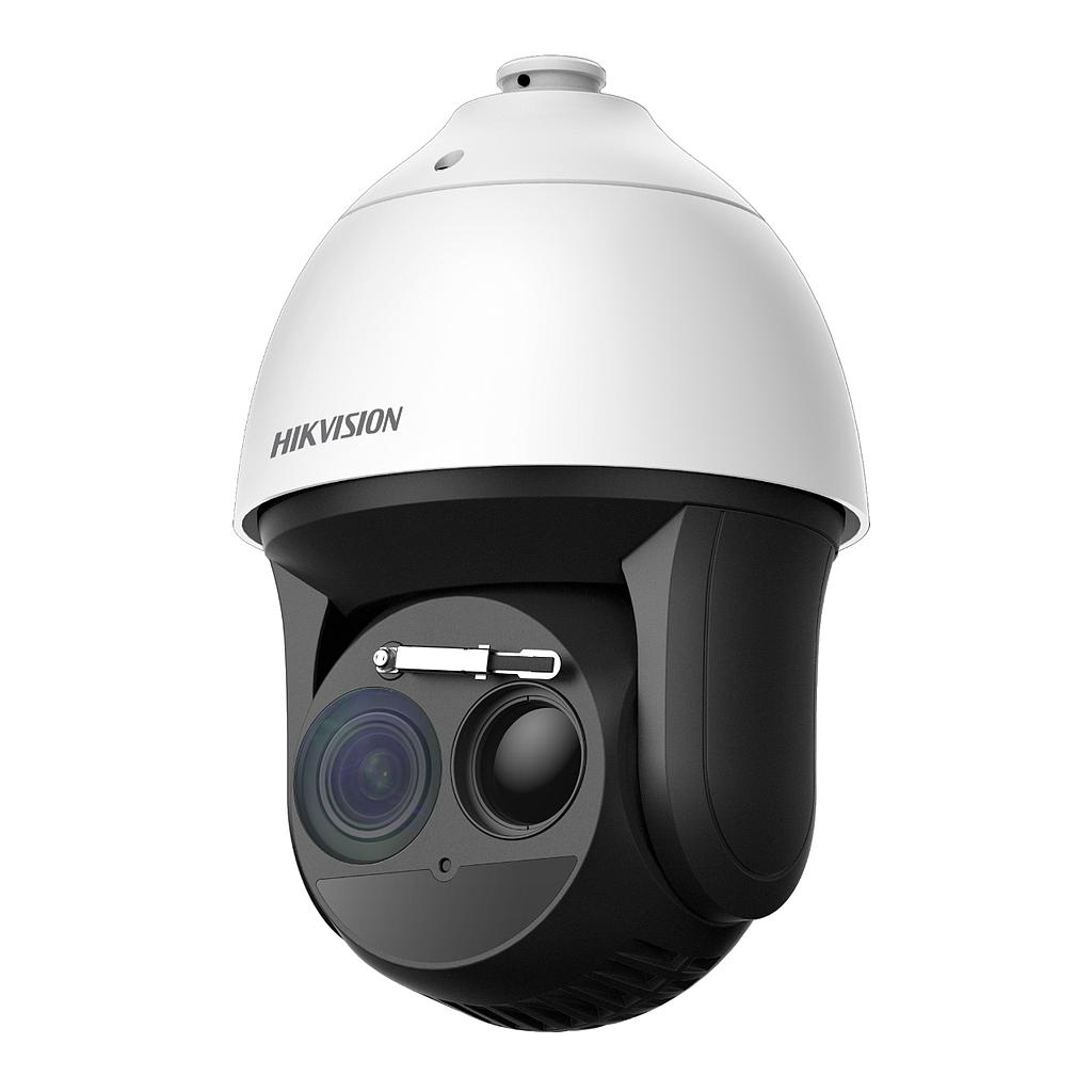 Cámara Domo PTZ IP biespectro Térmico-óptico 640×512 4MP 50mm 6-240mm 40x IR150 Análisis comportamiento Prevención/Detección incendios Audio Alarma Hikvision