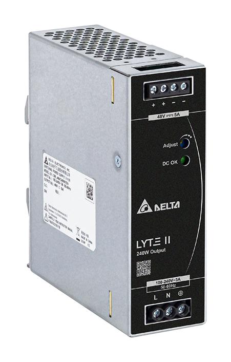 Unidad de fuente de alimentación industrial de carril DIN LYTE II 48V 240W Hikvision