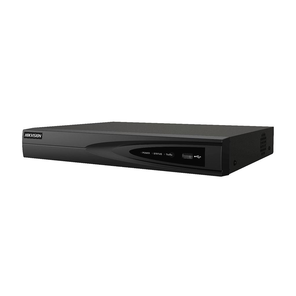 IP NVR Recorder 4CH 8MP 4PoE 40/80 Mbps 1HDD I/O Audio Hikvision
