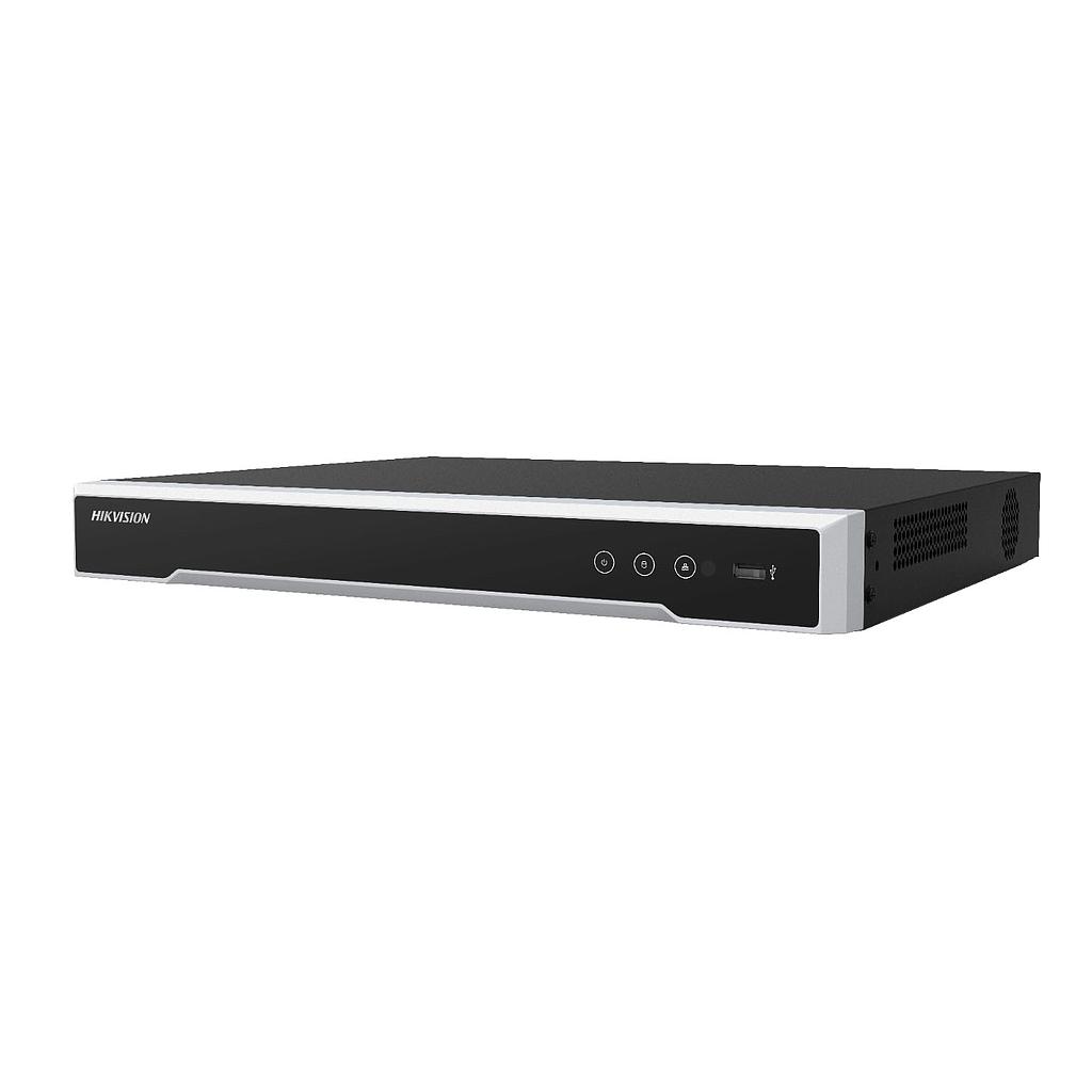 IP NVR Recorder 16CH 8MP 16PoE 160/80Mbps 2HDD I/O Audio Hikvision