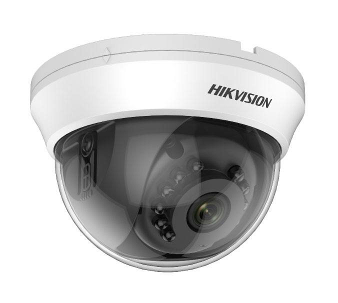 Cámara Domo 4en1 2MP 2.8mm IR20 PVC Hikvision