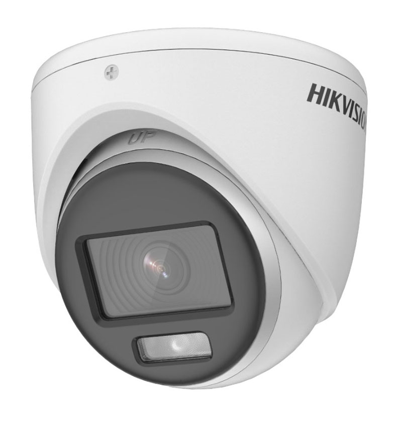 Cámara Domo 4en1 2MP 2.8mm Colorvu 24/7 White Light 20m IP67 Hikvision