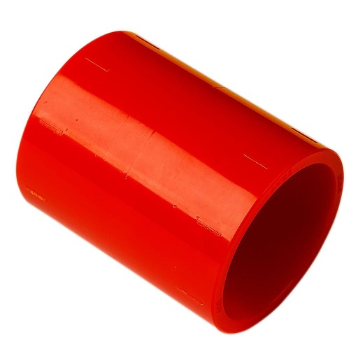 [9-10908] Direct union for 27mm pipe of suction systems Color Red Aritech