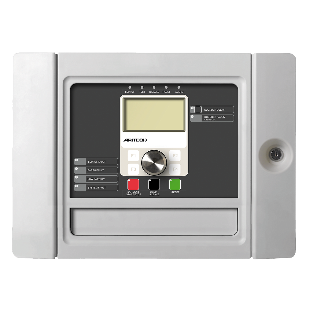 Panel repetidor de incendio analógico Aritech caja pequeña