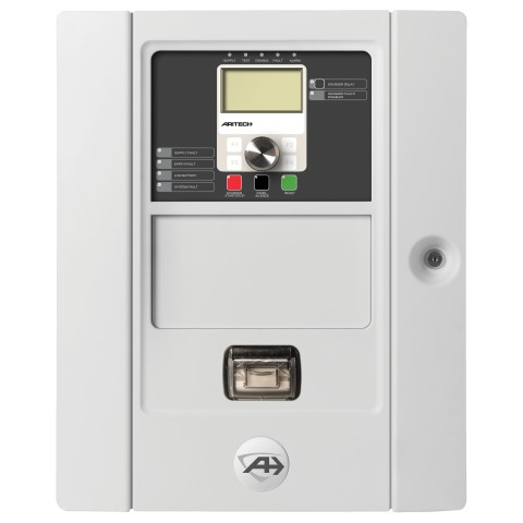Aritech analog fire panel with printer - 2 loops. Expandable to 4 loops