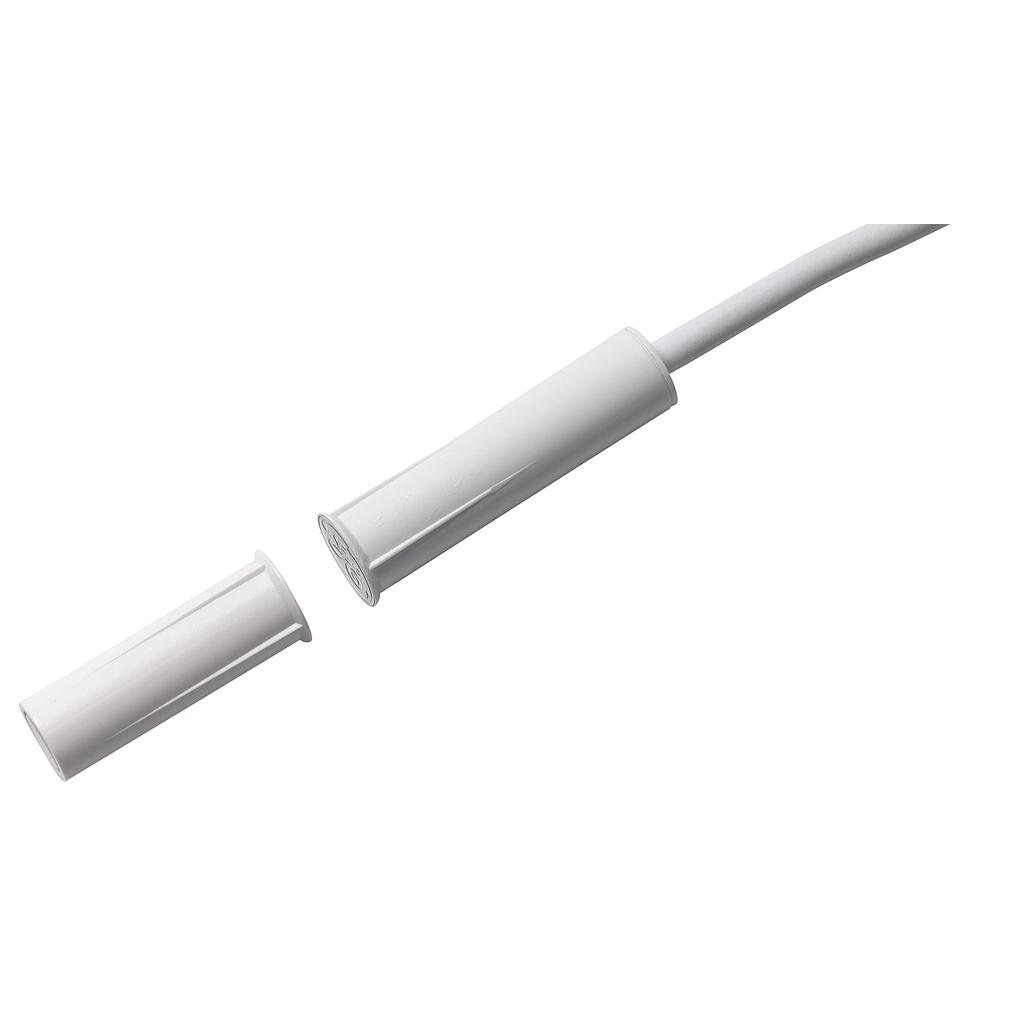 Plastic Magnetic Contact Flush Mount Non-Metallic Doors Wired 2m 15mm Aritech