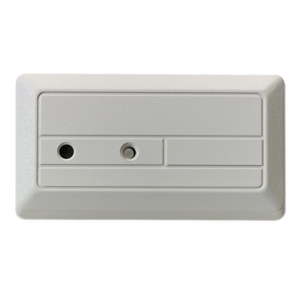 Detector acústico de rotura de cristal para montaje en superficie. Blanco.